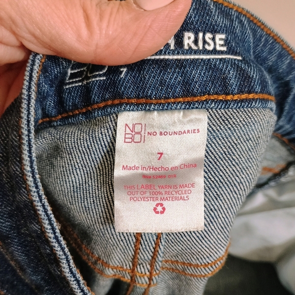 NOBO Women's Straight Leg Jeans in Dark Blue - Picture 5 of 5